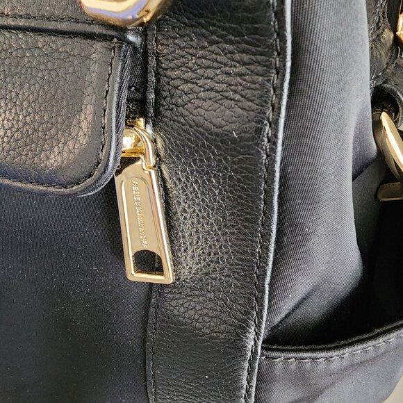 Rebecca Minkoff Black Knocked Up Black Nylon/Leather Diaper Bag with gold hardwa - Picture 5 of 12